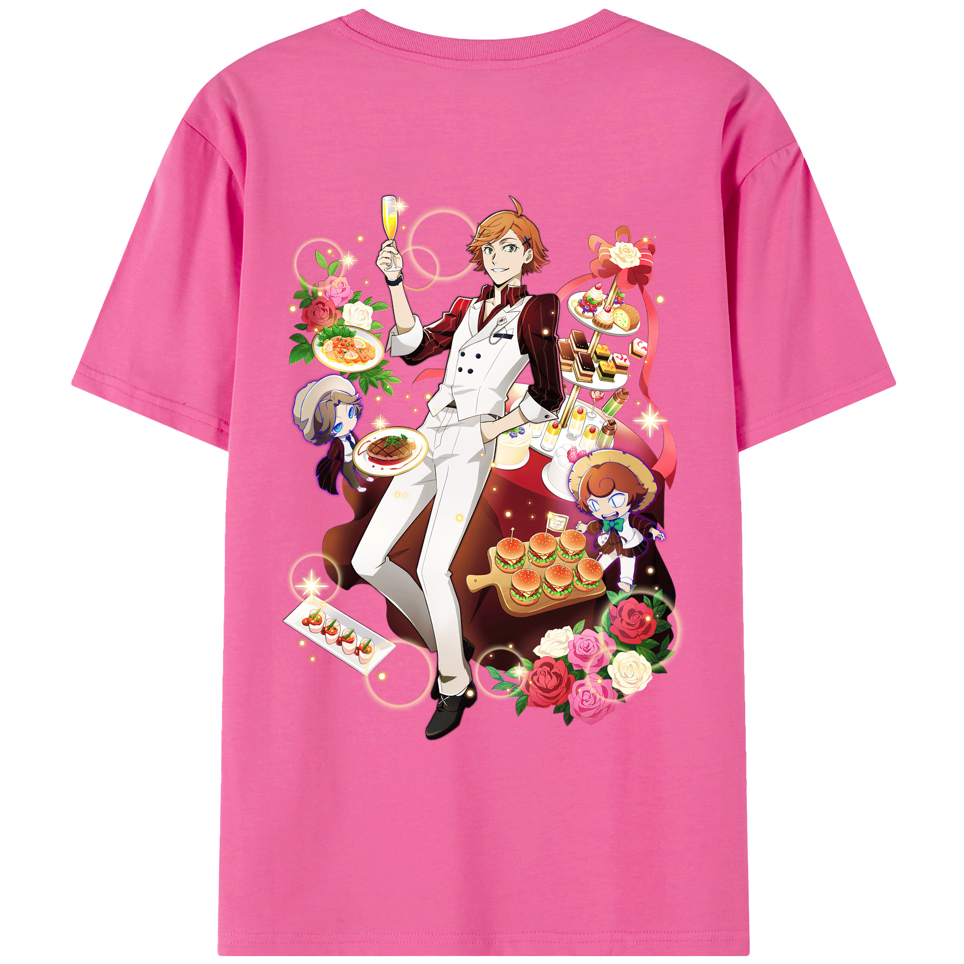 （画像用） 文豪ストレイドッグス Bungo Stray Dogs レディース半袖Tシャツ(バックプリント)